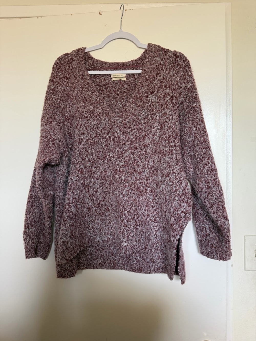 Urban Outfitters Scoop-Neck Sweater in Dusty Mauve size S - P